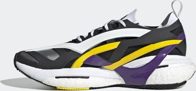 adidas Solar Glide by Stella McCartney core black/active purple/shock yellow (Damen)