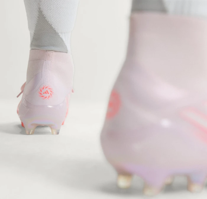 adidas F50 Sparkfusion Elite Mid solar turbo/cloud white/distilled pink (Damen)