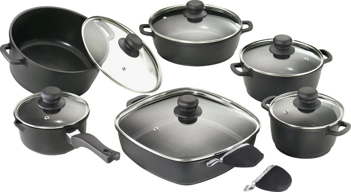 Karcher Aluguss Kochtopf-Set, 6-tlg.
