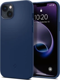 Spigen Silicone Fit (MagFit) für Apple iPhone 14 Plus navy blue