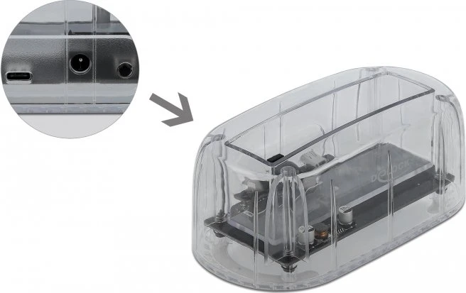 DeLOCK Dockingstation SATA 6Gb/s, USB-C 3.0