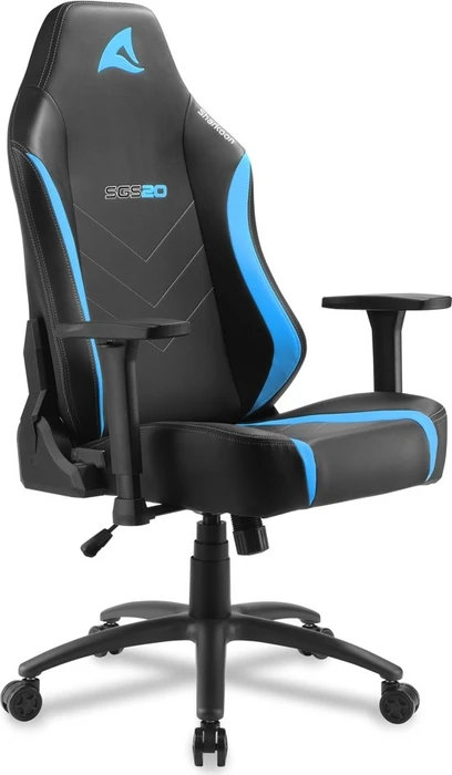 Sharkoon Skiller SGS20 PU Gamingstuhl, schwarz/blau