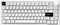 Akko Monsgeek M1 V5, Black on White, weiß, LEDs RGB, hot-swap, Mirror, USB/Bluetooth, US Vorschaubild