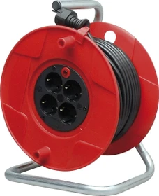 Brennenstuhl BAT 260 Kabeltrommel, Schuko auf 4x Schuko, 25m, H05VV-F 3G1,5
