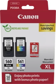 Canon Tinte PG-560XL/CL-561XL Photo Value Pack