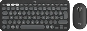 Logitech Pebble 2 Combo schwarz/grau, Logi Bolt, USB/Bluetooth, DE