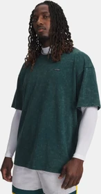 Under Armour Heavyweight Logo Wash T-Shirt kurzarm arden green/white (Herren)