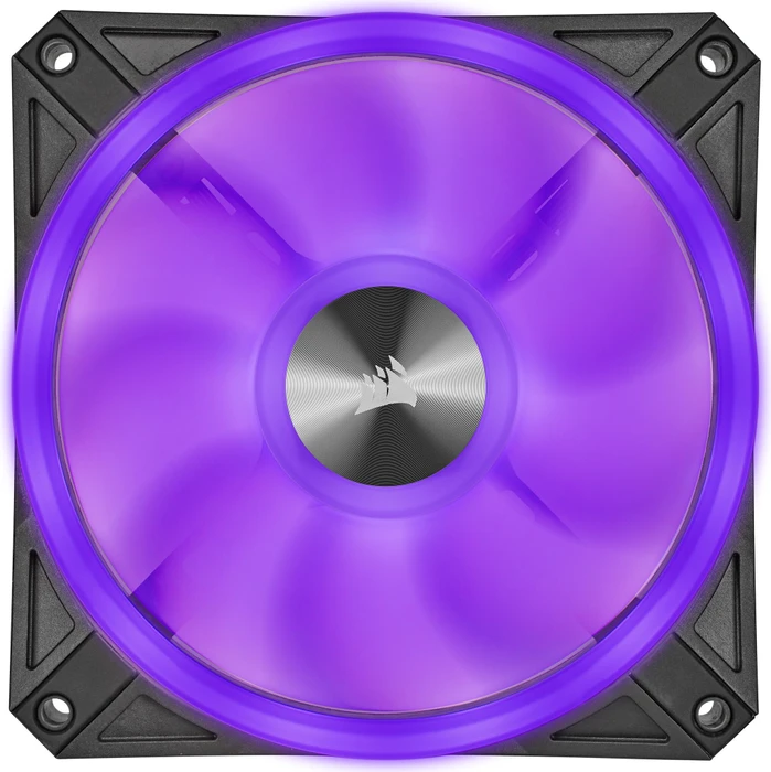 Corsair QL Series iCUE QL120 RGB PWM Triple Fan Kit, schwarz, LED-Steuerung, 120mm, 3er-Pack