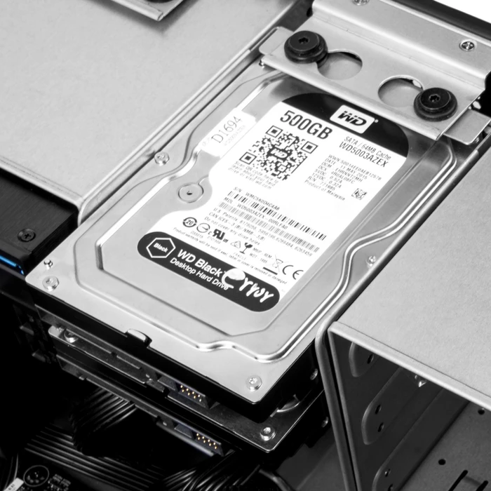 SilverStone RM41-H08, Rackmount Storage, grau/schwarz, 4HE, ATX