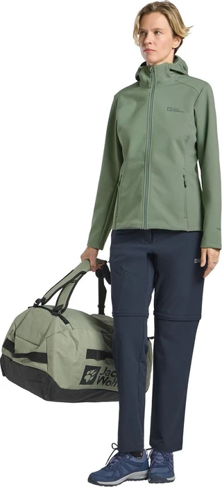 Jack Wolfskin Bornberg Hoody Funktionsjacke eucalyptus (Damen)