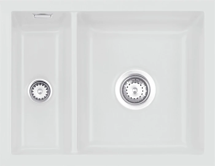 systemceram Mera 60 F/o Einbau Becken rechts satin