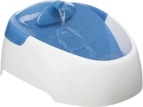 Trixie Trinkbrunnen Duo Stream, 1l, weiß/blau