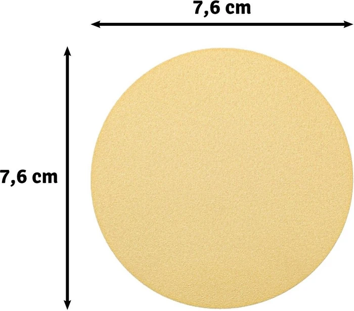 Vaessen Creative Hebel-Motivstanzer Super Jumbo, Kreis, gold/weiß, 77mm