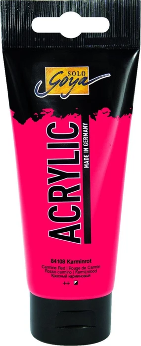 Kreul Solo Goya Acrylic Acrylfarbe, karminrot, 100ml (84108)