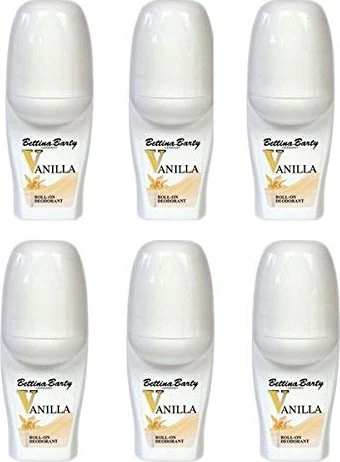 Bettina Barty Vanilla Deodorant Roll-On, 50ml