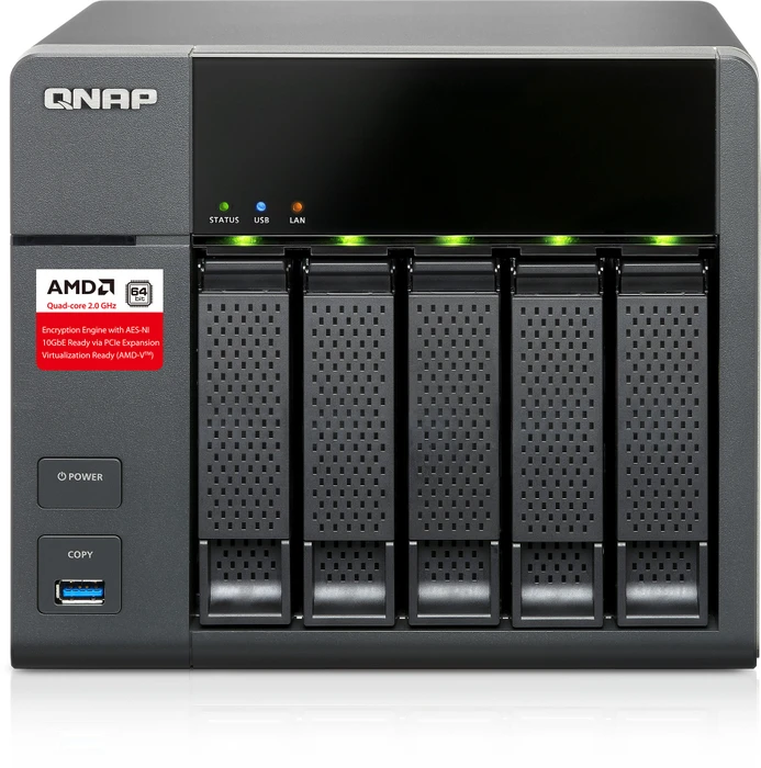 QNAP Turbo Station TS-563-2G, 2GB RAM, 2x RJ-45 1000Base-T, 5x USB-A 3.0