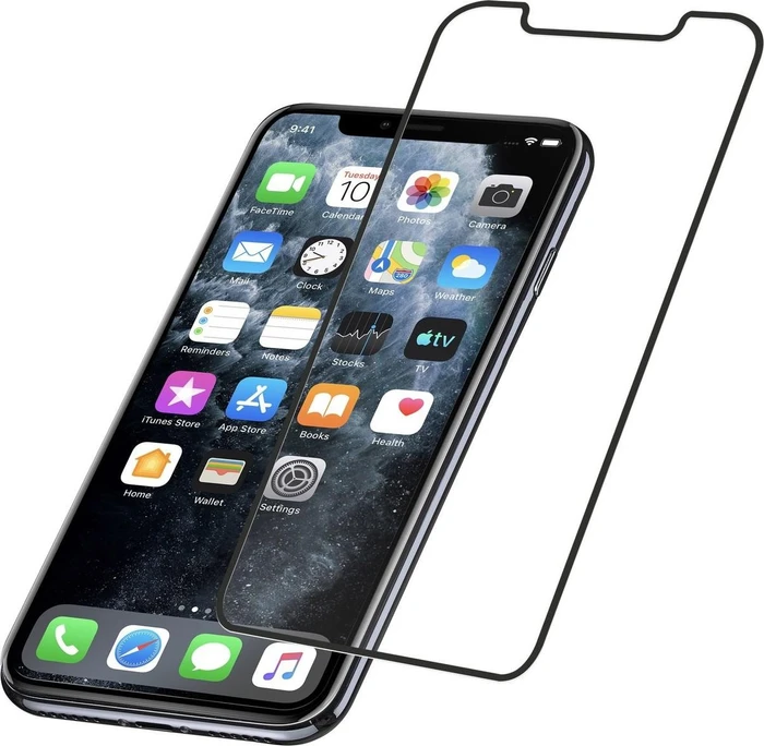 Cellularline Second Glass Ultra Capsule für Apple iPhone 11 Pro/XS schwarz