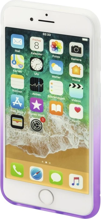 Hama Cover Colorful für Apple iPhone 7/8/SE (2020) transparent/lila