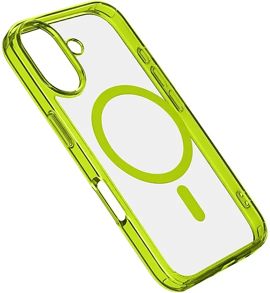 Cellularline Iconic Mag für Apple iPhone 16 Lime