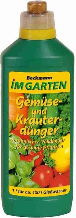 Beckmann Bio Gemüse- und Kräuterdünger, 1l