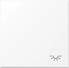 Jung Serie LS Wippe Symbol Licht, schneeweiß matt