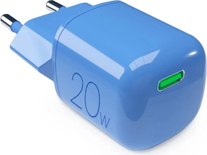 Puro MiniPro 20W USB-C Wall Charger GaN blau