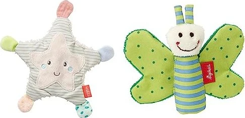 Sigikid Red Stars Collection Knister-Schmetterling grün