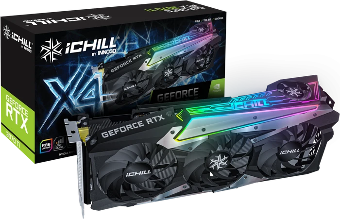INNO3D GeForce RTX 3070 Ti iCHILL X4 (GA102), 8GB GDDR6X, HDMI, 3x DP