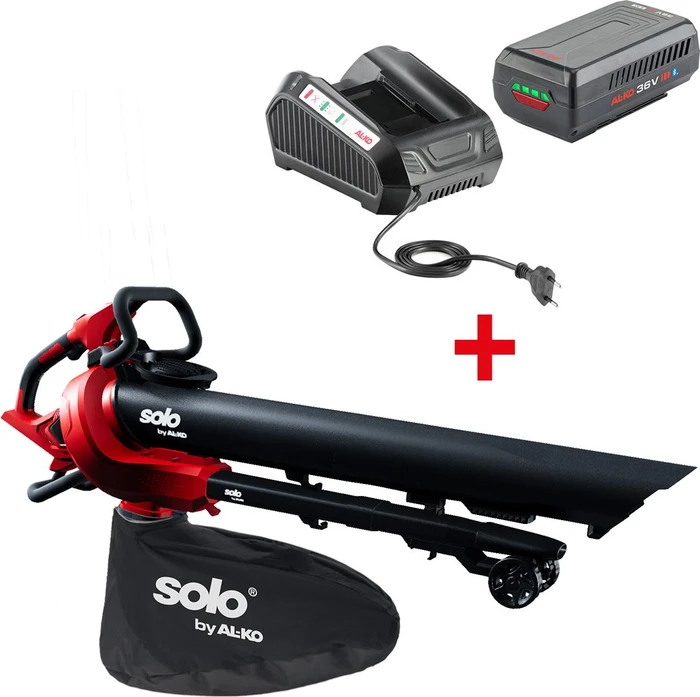 Solo by AL-KO Premium LBV 3690 Akku-Laubsauger/-bläser inkl. Akku 4.0Ah
