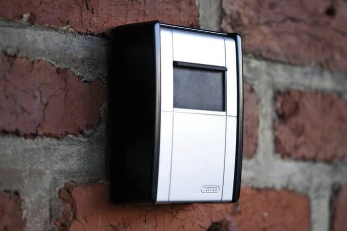 ABUS KeyGarage 797 mit Bügel Schlüsselkasten, schwarz/silber, mechanische Zahlenkombination