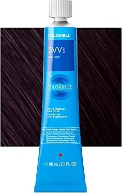 Goldwell Colorance Demi-Permanent Hair Color Haartönung 3VV max dark violet, 60ml