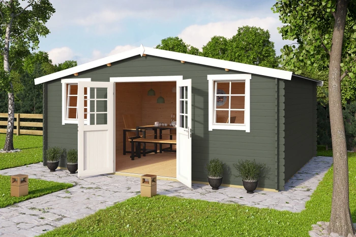 Lasita Maja Wels 5 Gartenhaus gletschergrün