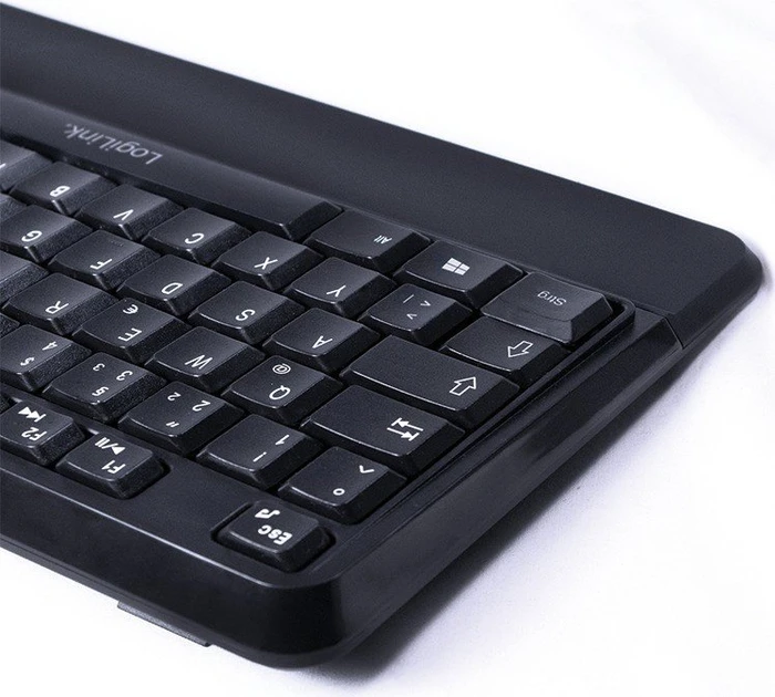 LogiLink 2.4GHz flache Funk Tastatur & Maus Set, USB, DE