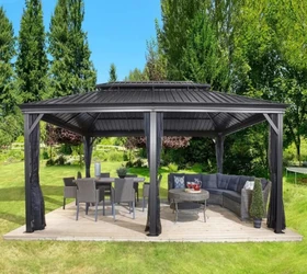 Sojag Messina Pavillon 12x20 anthrazit