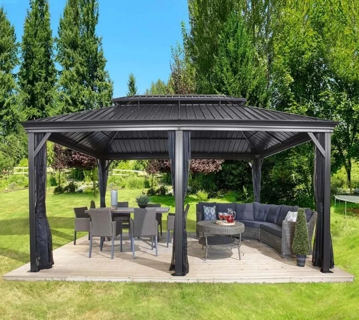 Sojag Messina Pavillon 12x20 anthrazit (SJ09100)