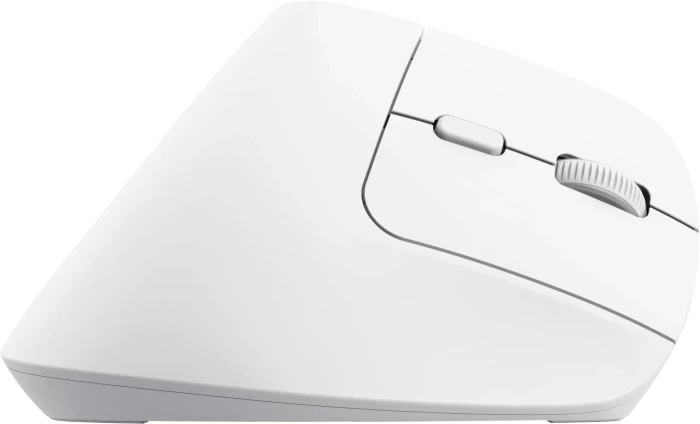 Trust Bayo+ Multidevice Ergonomic Wireless Mouse weiß, ECO zertifiziert, USB/Bluetooth