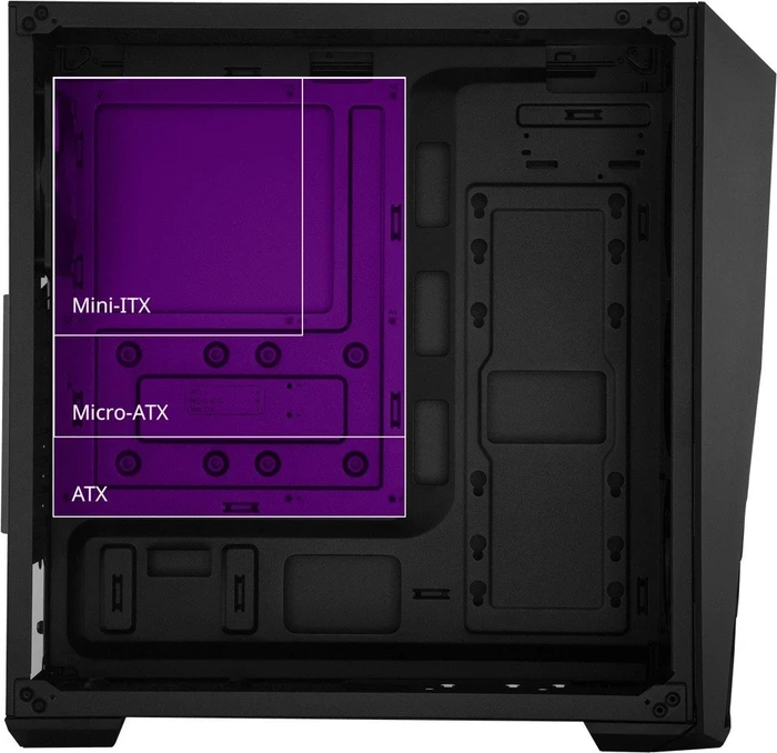 Cooler Master MasterBox K501L, schwarz, Acrylfenster