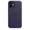 Apple Leder Case mit MagSafe für iPhone 12 Mini dunkelviolett Vorschaubild