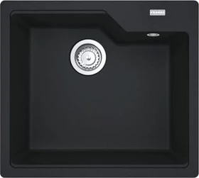 Franke Urban UBG 610-56 Einbau Becken mittig mit Drehknopf onyx