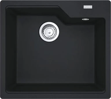 Franke Urban UBG 610-56 Einbau Becken mittig mit Drehknopf onyx