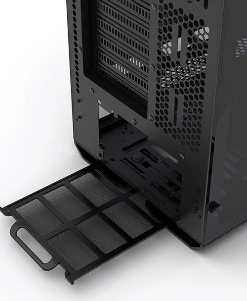 Phanteks Enthoo Evolv ATX Tempered Glass schwarz, Glasfenster