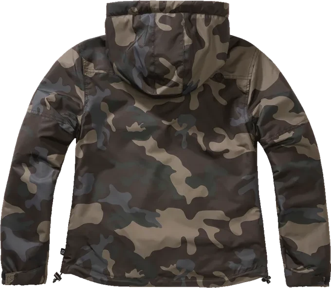 Brandit Windbreaker Frontzip Jacke darkcamo (Damen)
