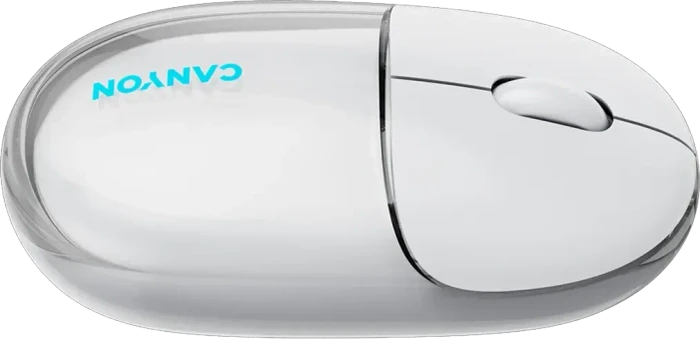 Canyon OnClick 24 Dual-Mode Wireless Mouse weiß, USB/Bluetooth