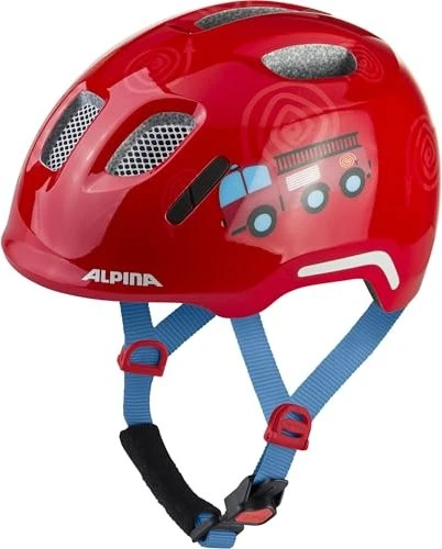 Alpina Ximo 2 Flash Kinderhelm fire fighter gloss