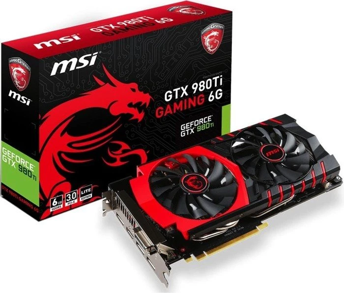 MSI GeForce GTX 980 Ti Gaming 6G LE, 6GB GDDR5, DVI, HDMI, 3x DP