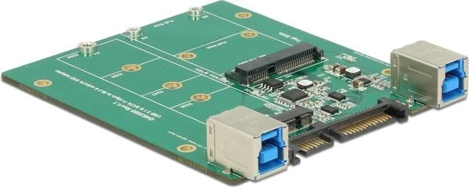 DeLOCK USB -> M.2 SATA, SATA -> M.2 SATA, USB -> mSATA, SATA -> mSATA