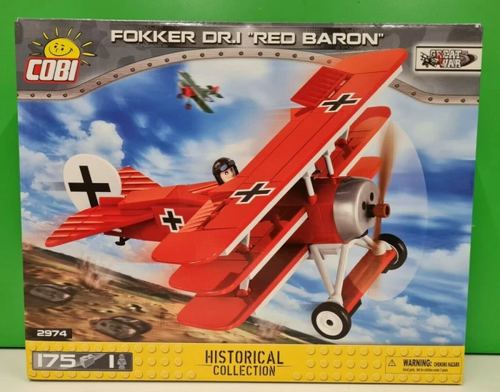Cobi Historical Collection Great War Fokker Dr.1 Red Baron