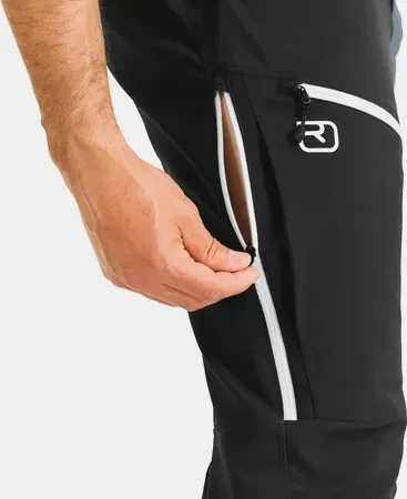 Ortovox Westalpen Softshell Hose lang black raven (Herren)