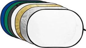 Godox Collapsible 7-in-1 Reflector Disc Gold, Silber, Schwarz, Weiß, Transluzent, Blau, Grün RFT-10 120x180cm