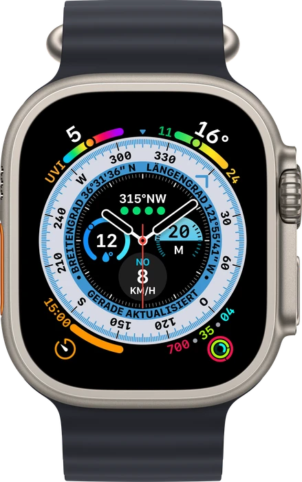 Apple Ocean Armband für Apple Watch Ultra 49mm blau